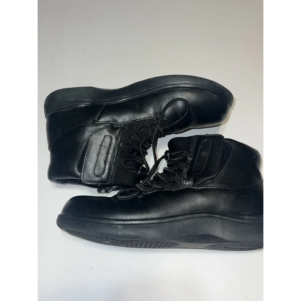 SureFit Boots Men's Black Size 7 Leather Comfort Lace-Up‎ Work Boots